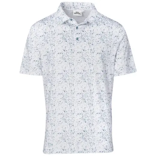 Mens Flexxion Golf Shirt White Front